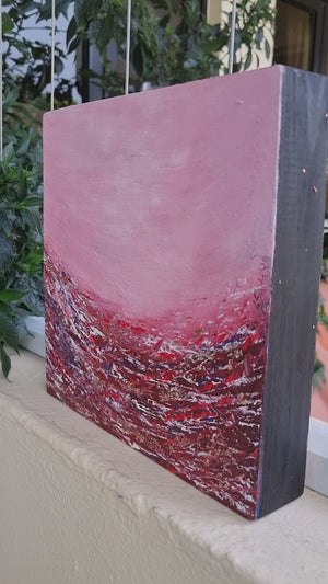 Crimson Tides Painting by Smita Sonthalia