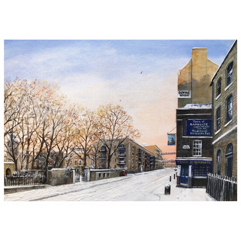 Town of Ramsgate, Wapping  Signed Giclée fine art print by Ed J Bucknall