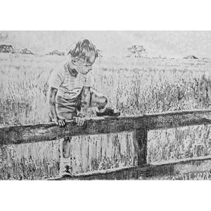 A Shropshire Lad Pencil on Paper Artwork by Stella Tooth