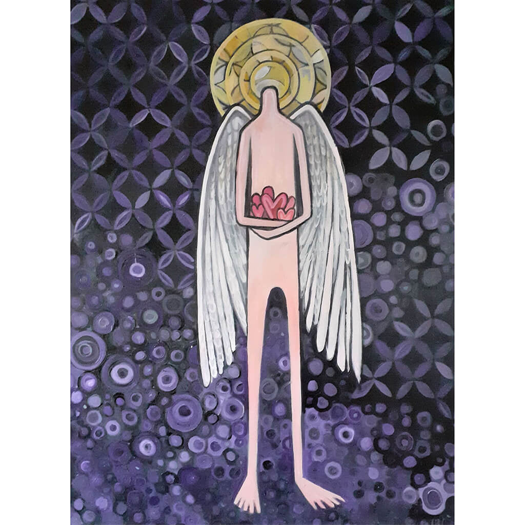 Angel by Wilf Frost Artist Oil on Canvas