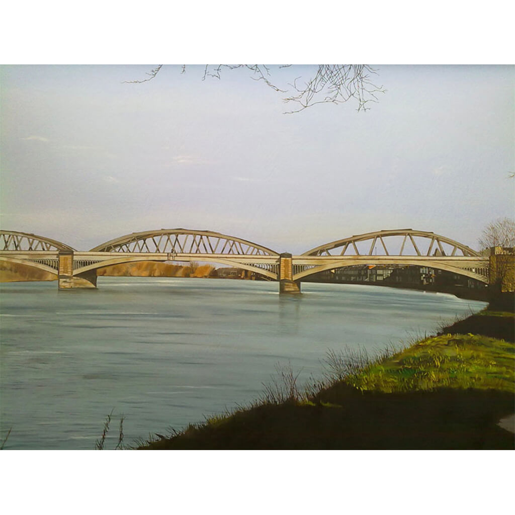 Barnes Bridge  by Lindsay Pickett
