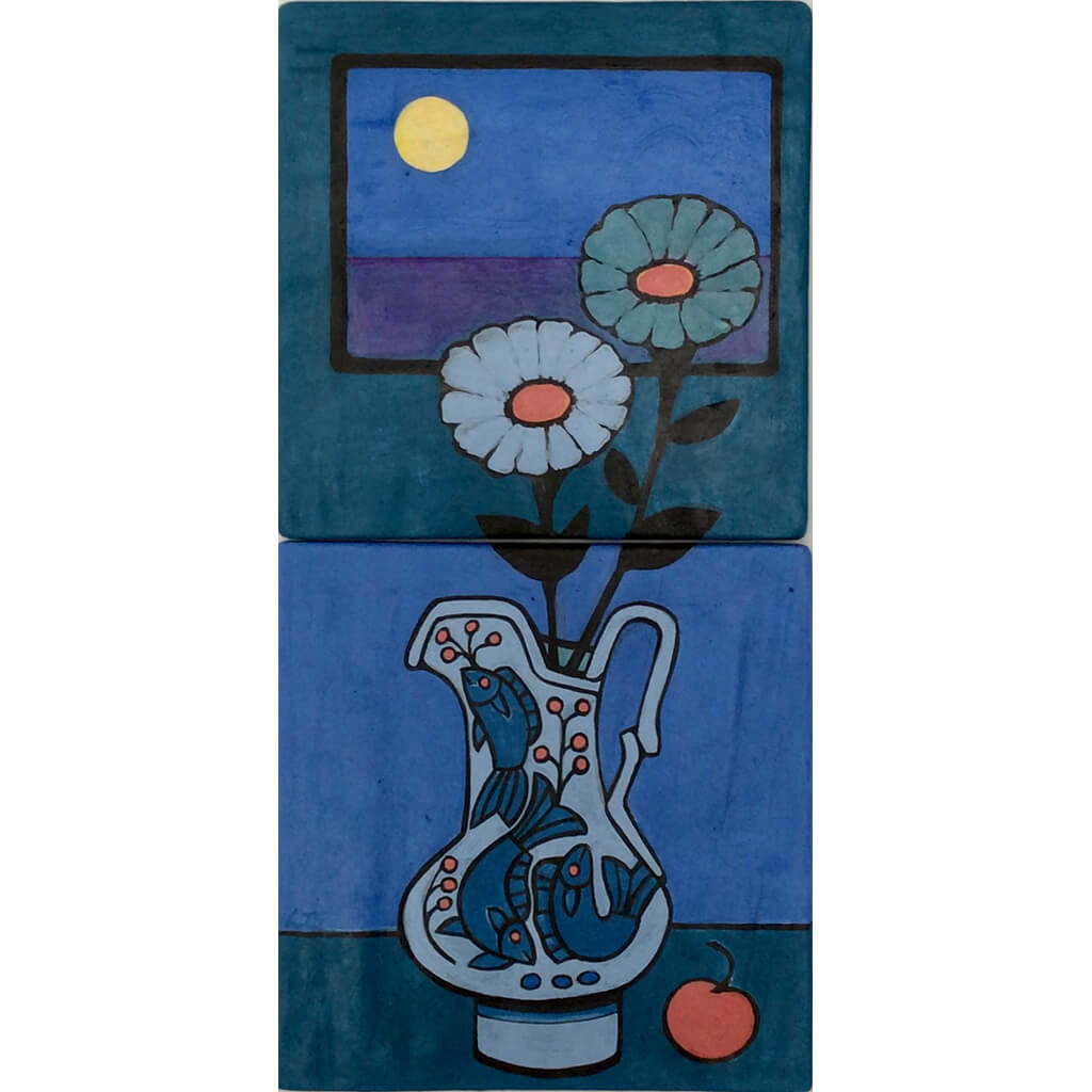 Blue on Blue (Isolation series) by Linda Samson