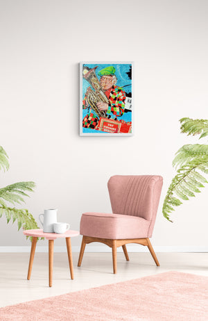 Bob Kerr's Whoope Band room view by Stella Tooth