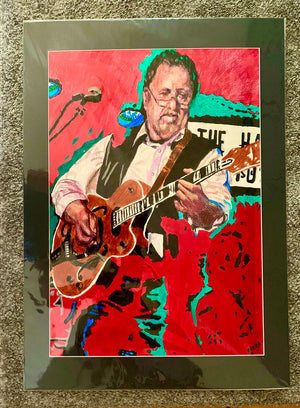 Bobby Cochran at the Half Moon Putney by Stella Tooth Mixed Media Art