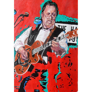 Bobby Cochran at the Half Moon Putney by Stella Tooth Mixed Media Art