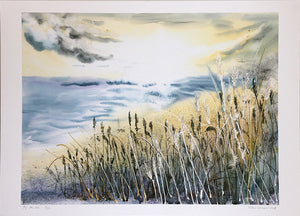 By The Sea by Helen Trevisiol Duff giclée print display