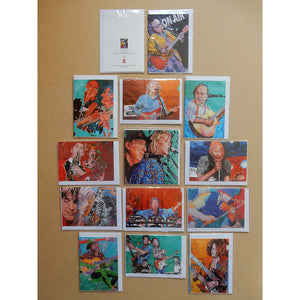 A Variety Pack of Blank Musician Art Cards by Stella Tooth