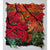Cascading Flames embroidery artwork by Diana Mckinnon in red orange and green