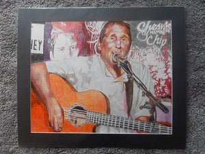 Chip Hawkes ex Tremeloes by Stella Tooth Mixed media on paper