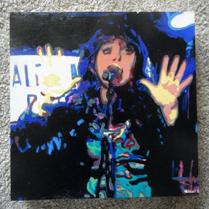 Cloudbusting Kate Bush tribute oil on cradled gesso panel by Stella Tooth artist