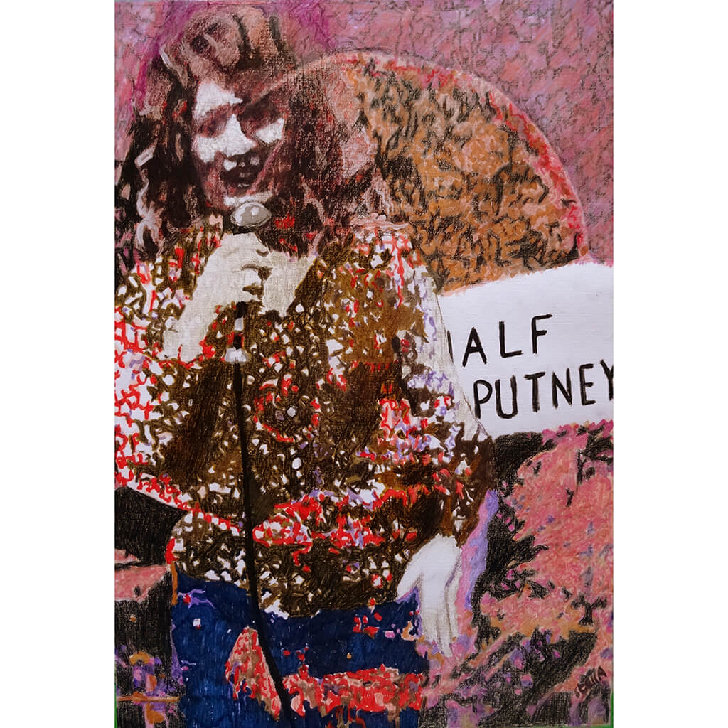 Comedian Shappi Khorsandi Half Moon Putney by Stella Tooth Mixed Media