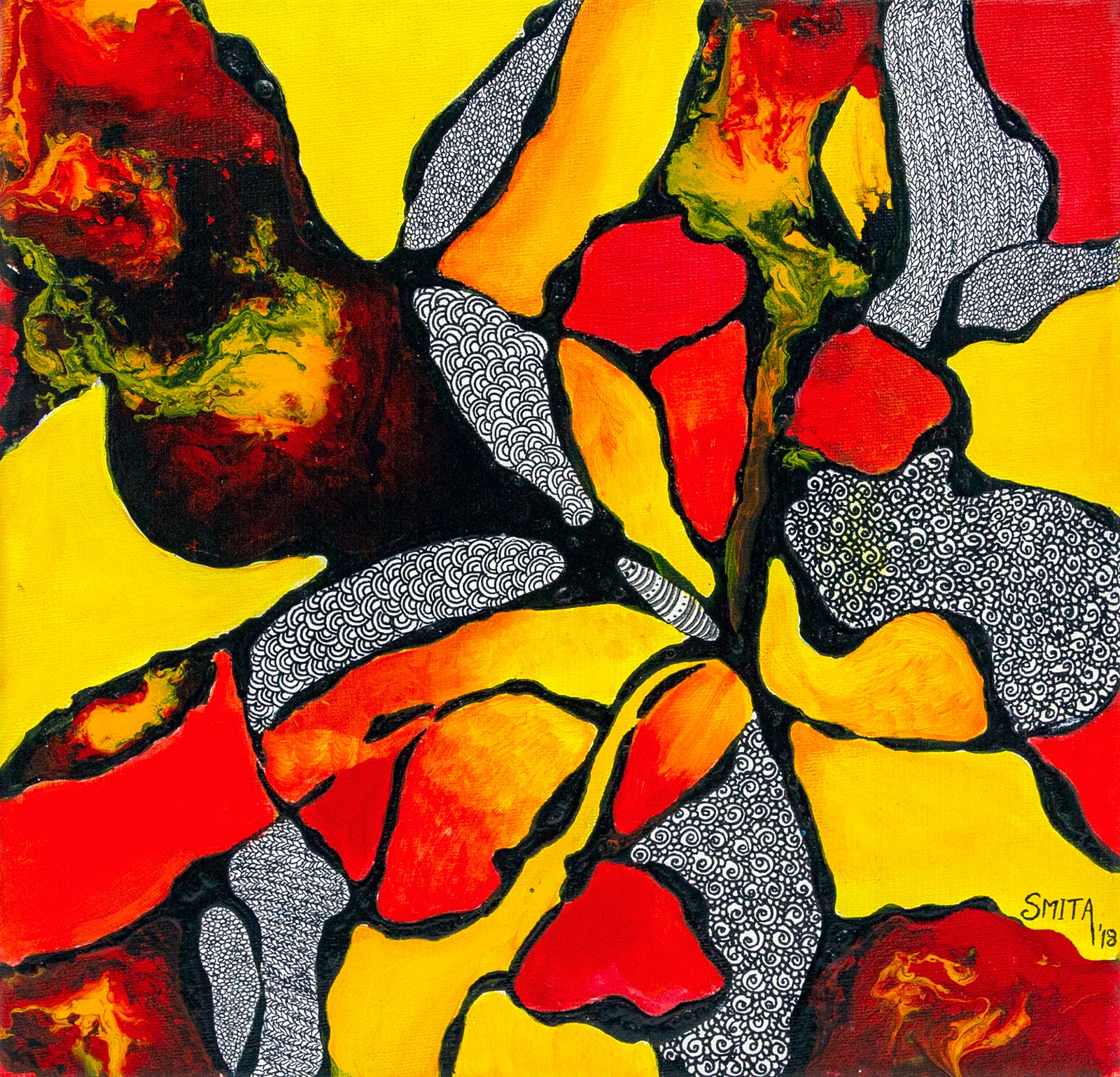 The Melting Fine Art Giclee Print by Smita Sonthalia