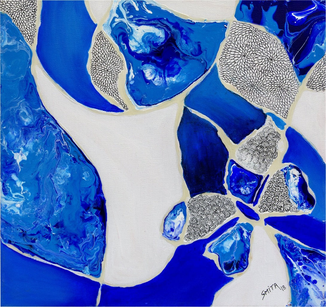 Let Me Live Abstract Painting Fine Art Giclee Print by Smita Sonthalia