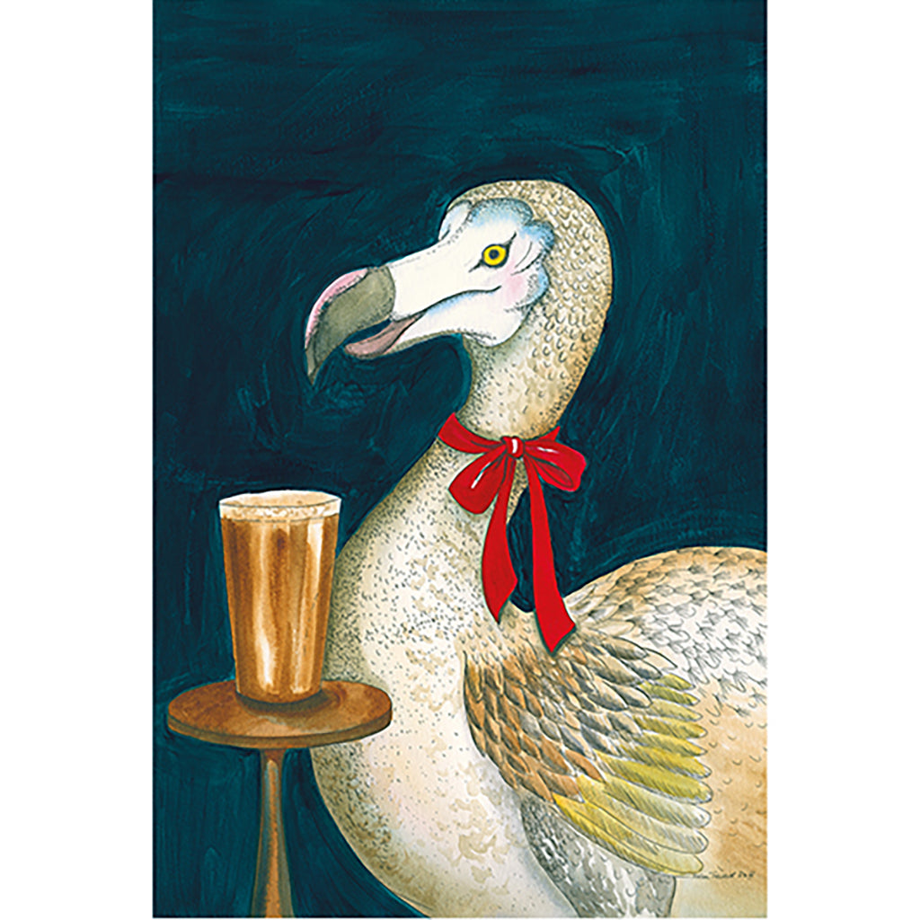 Dodo With A Pint by Helen Trevisiol Duff