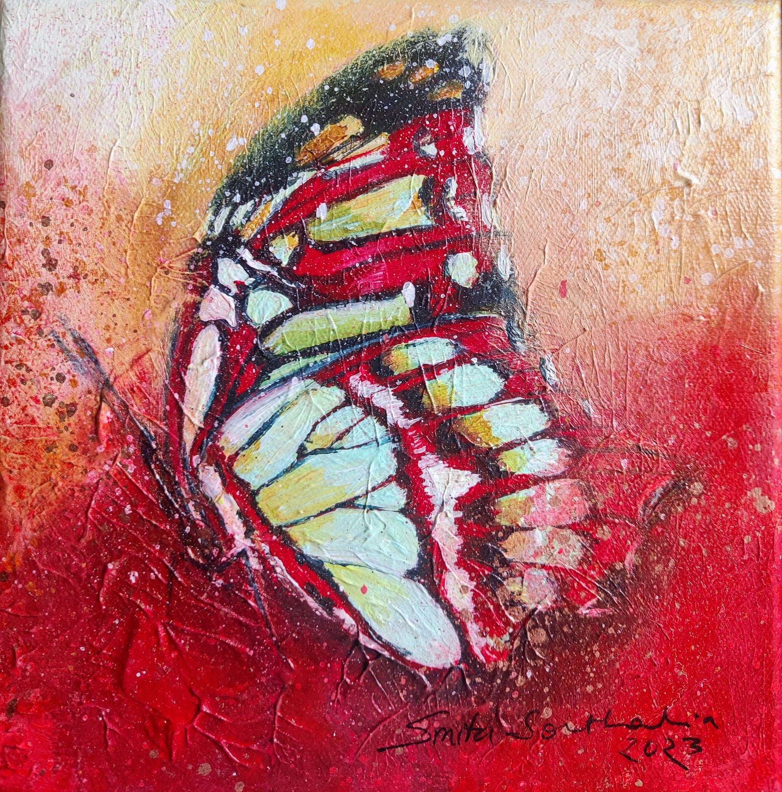 Esos Dias painting by Smita Sonthalia