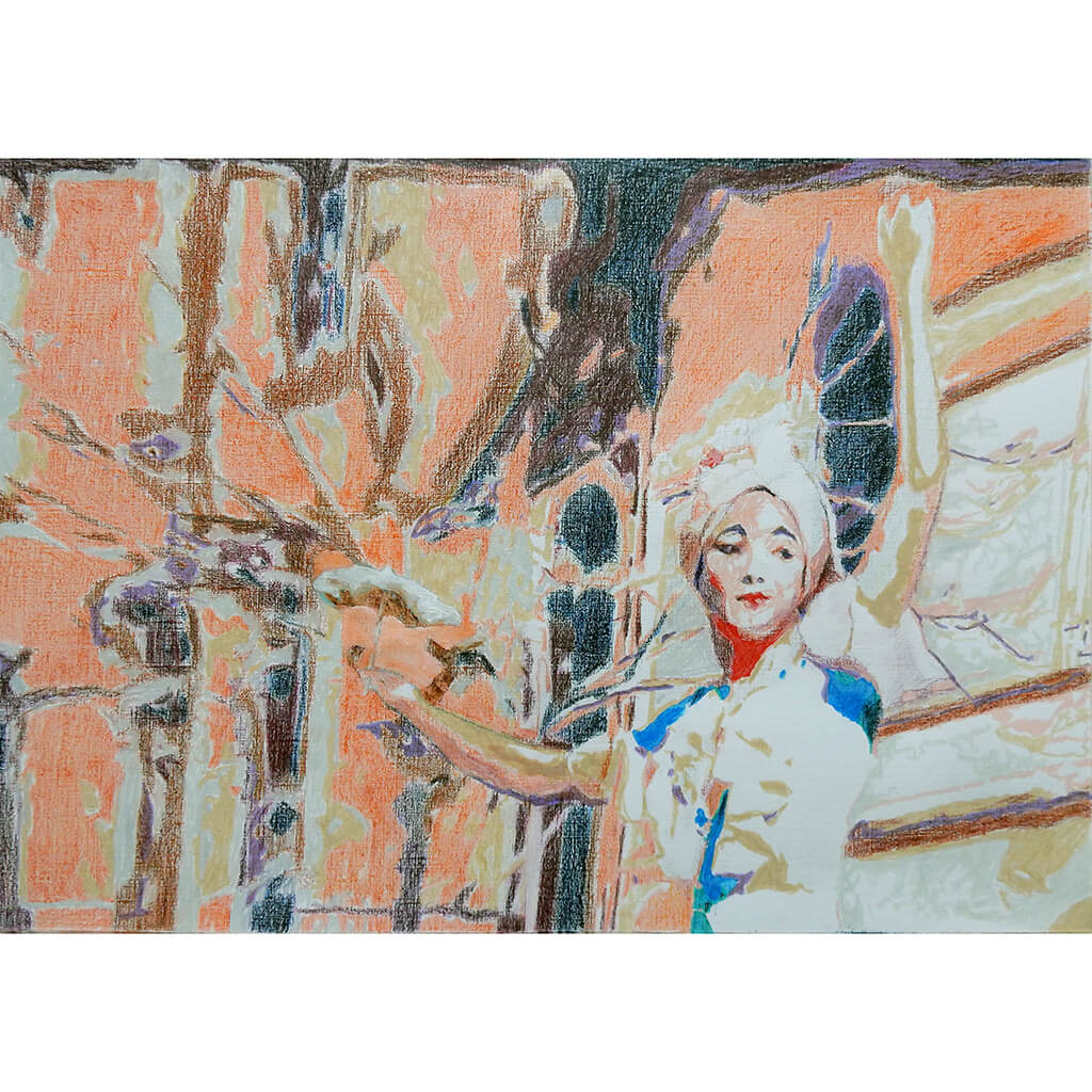 Good art walks a tightrope Venice busker by Stella Tooth Artist