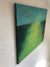 Green Landscape by Sarita Keeler Acrylic Painting Side