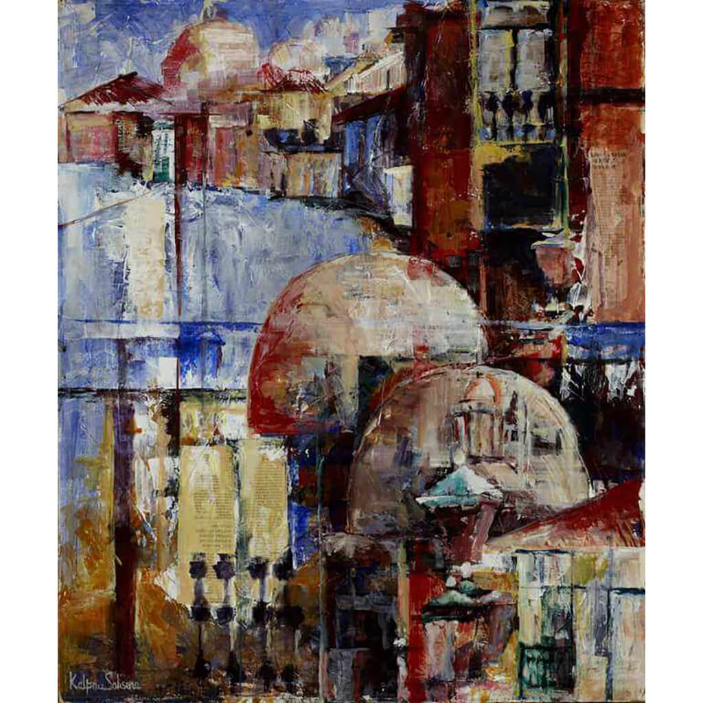 Venice: Chocolate Box by Kalpna Saksena original oil painting or giclee fine art print