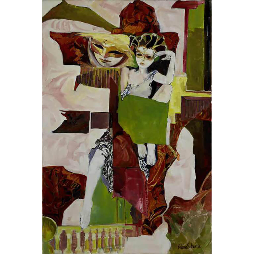 So by Kalpna Saksena original oil painting or giclee fine art print