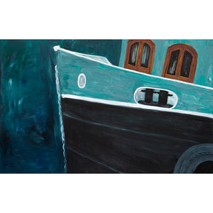 Kingston Boat by Sarita Keeler Acrylic