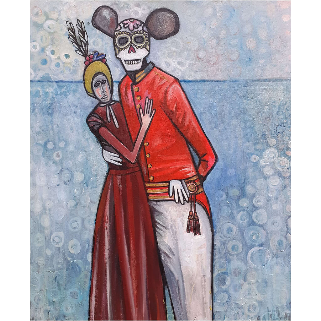 La Liberte Ou La Mort by Wilf Frost Artist Oil on Canvas