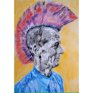 Last of the Mohicans by Stella Tooth Artist Drawing
