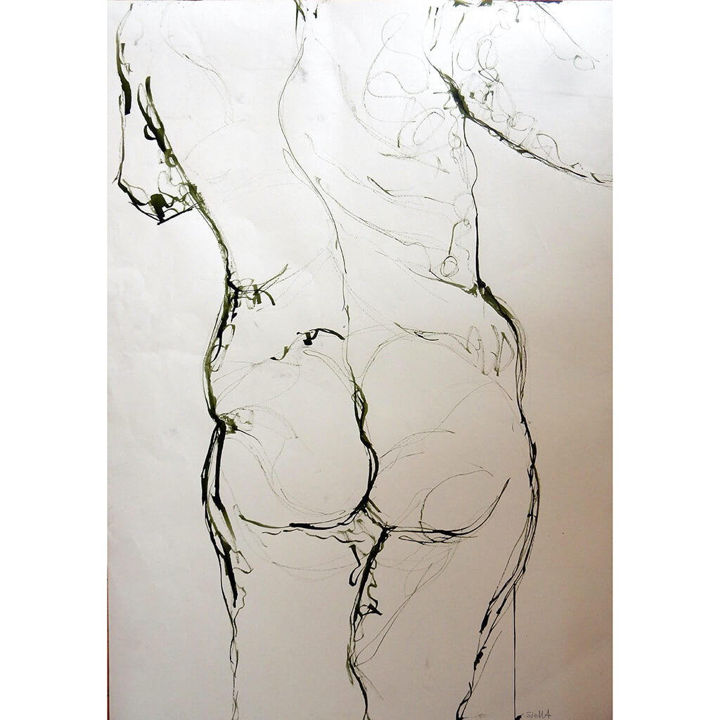 Life Drawing Ink by Stella Tooth
