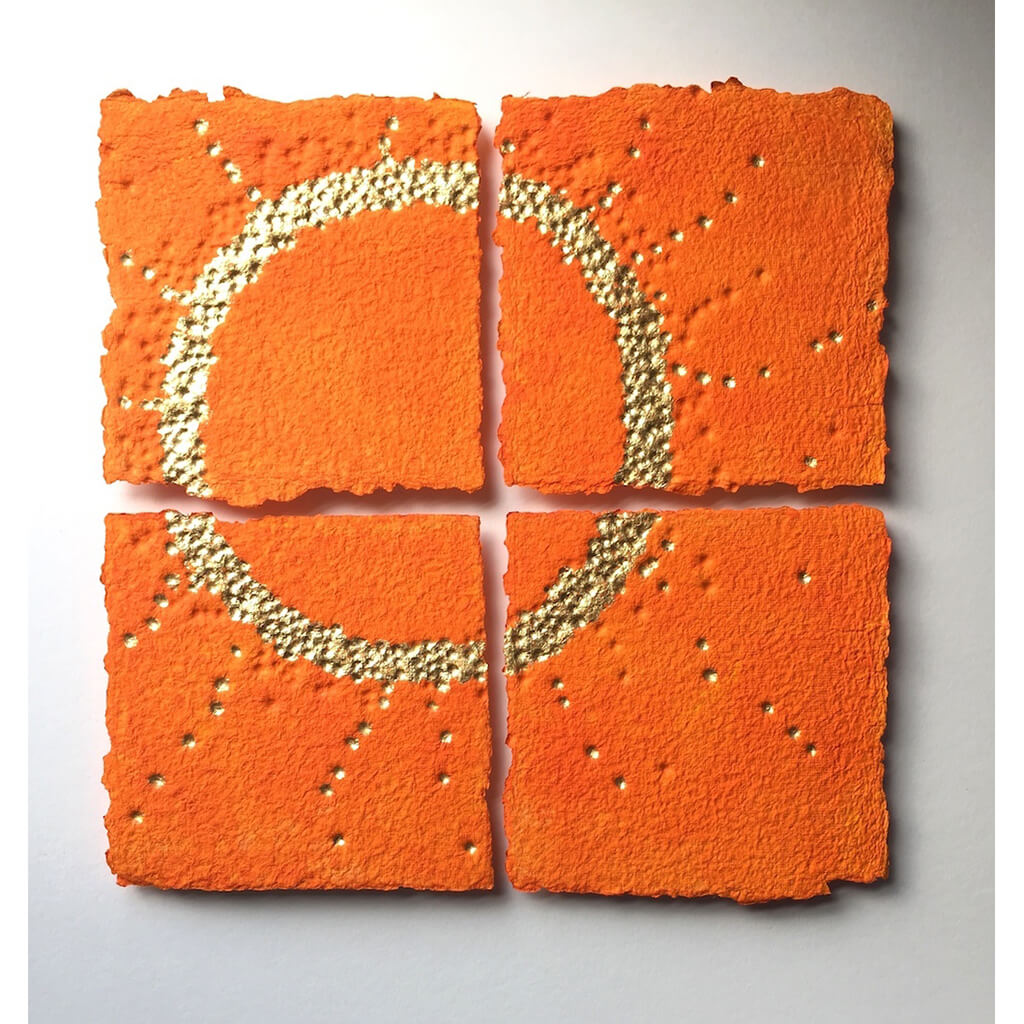 Love is All Around Us by Gill Hickman Textural Artist