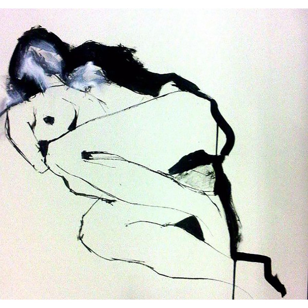 LYDIA LIFE DRAWING on paper by Stella Tooth
