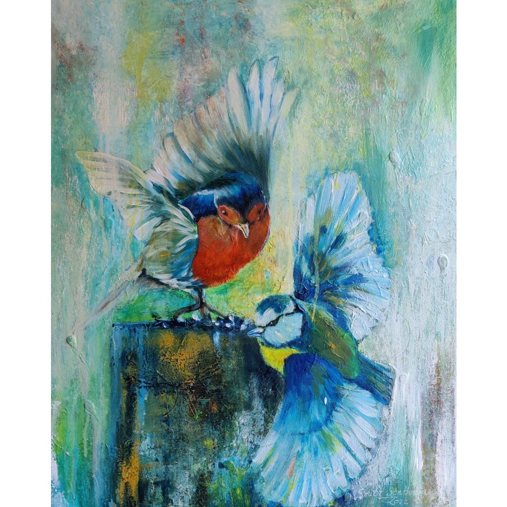 Chit Chat ll by Smita Sonthalia