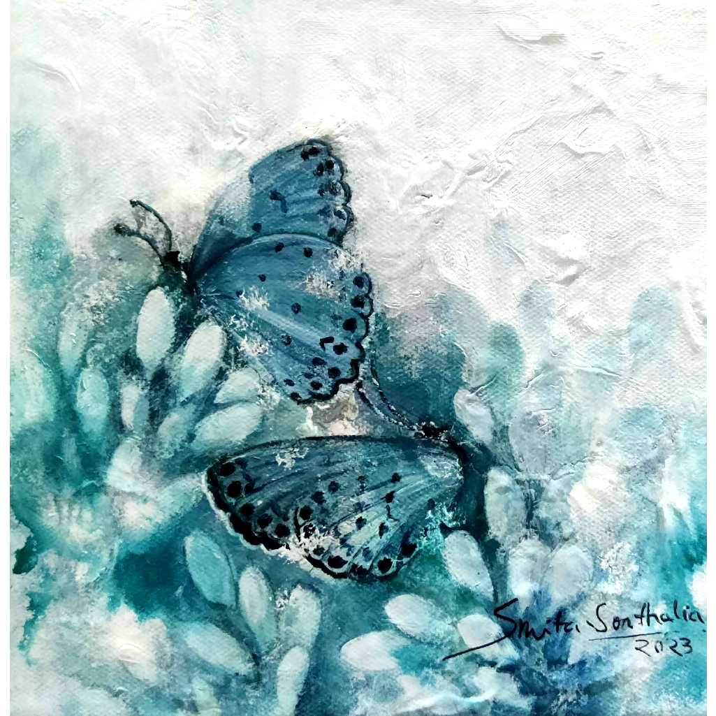 Mariposas Bailando painting by Smita Sonthalia