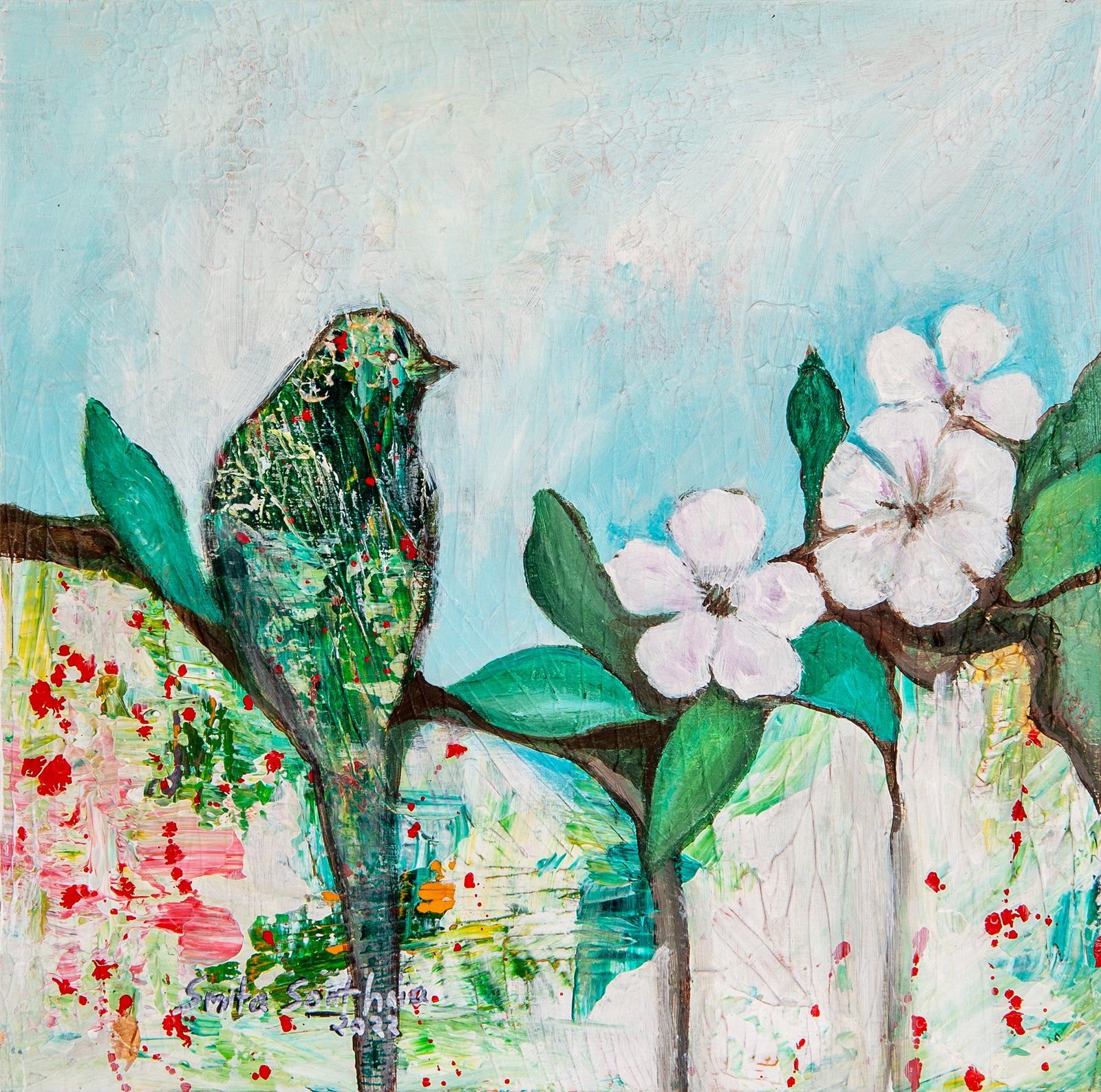 Pacificia original acrylic painting by Smita Sonthalia