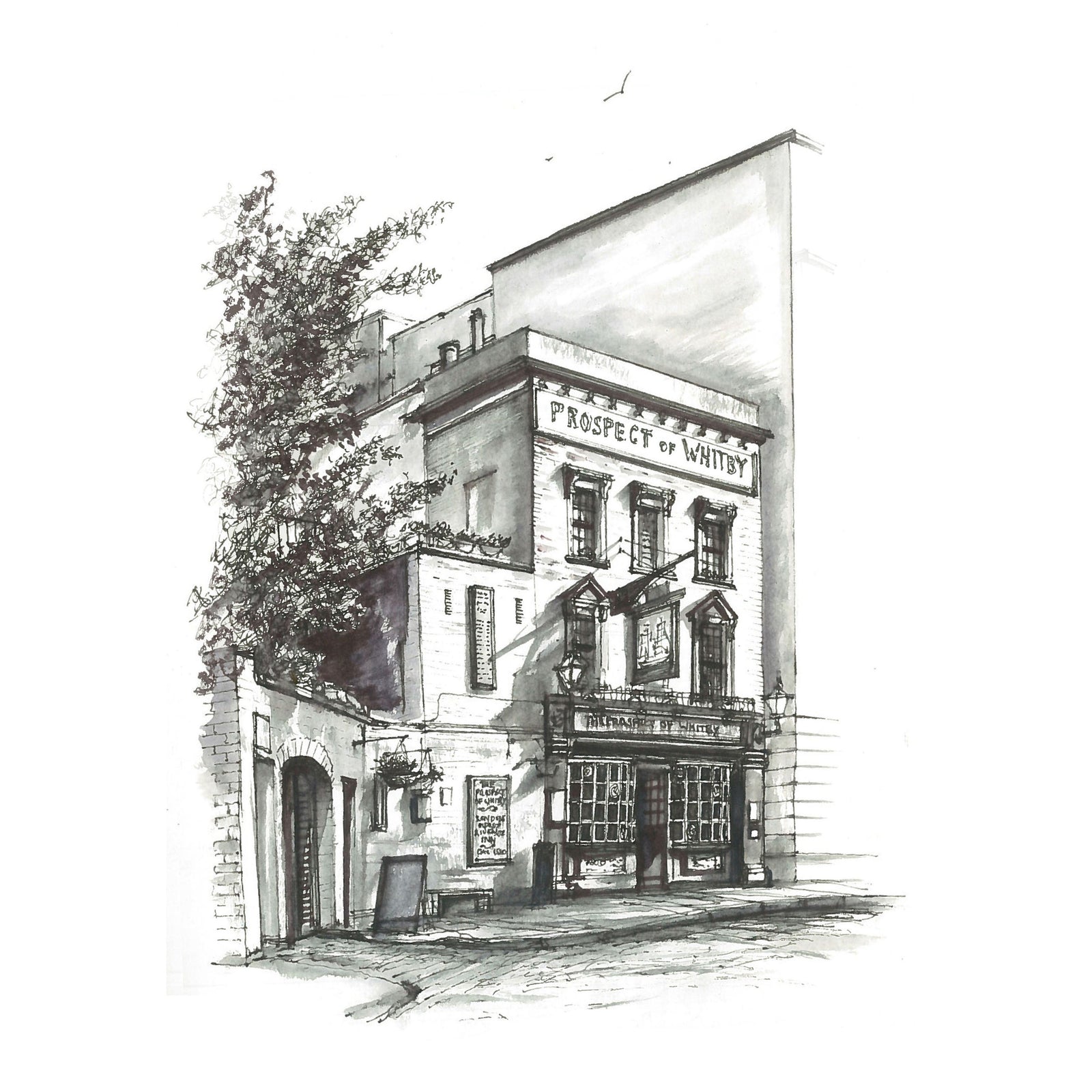 The Prospect of Whitby by Ed J Bucknall — Fine Art Print