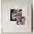 Purple Melody by Gill Hickman a collage artwork in purple and black featuring music notes.