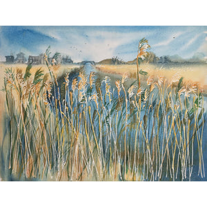 Reeds Along The River by Helen Trevisiol Duff giclée print