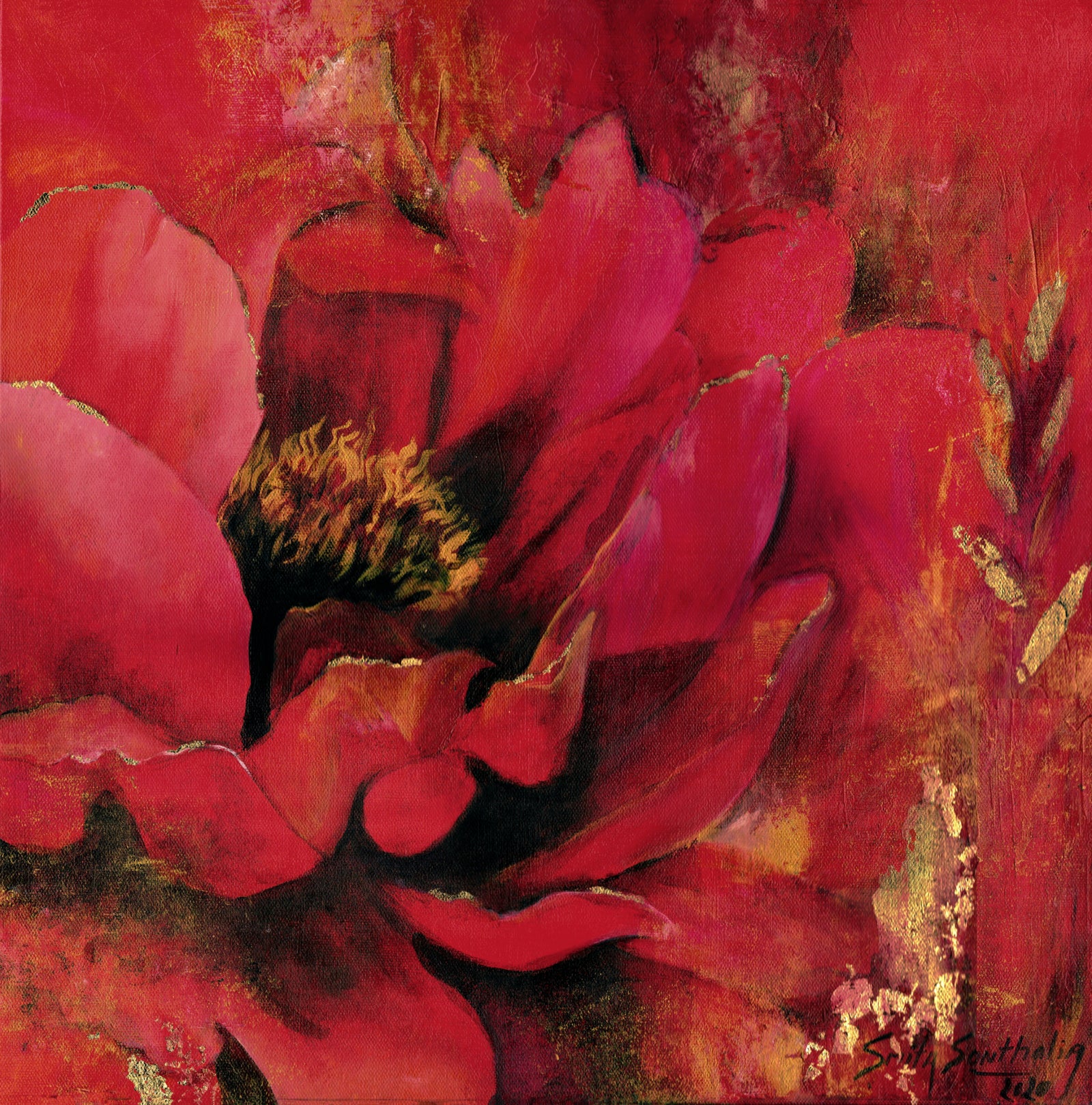 Roza Por Siempre Print by Smita Sonthalia