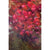 Original large painting in shades of red titled Ruby Acer by artist Claire Thorogood depicting red Japanese maple leaves