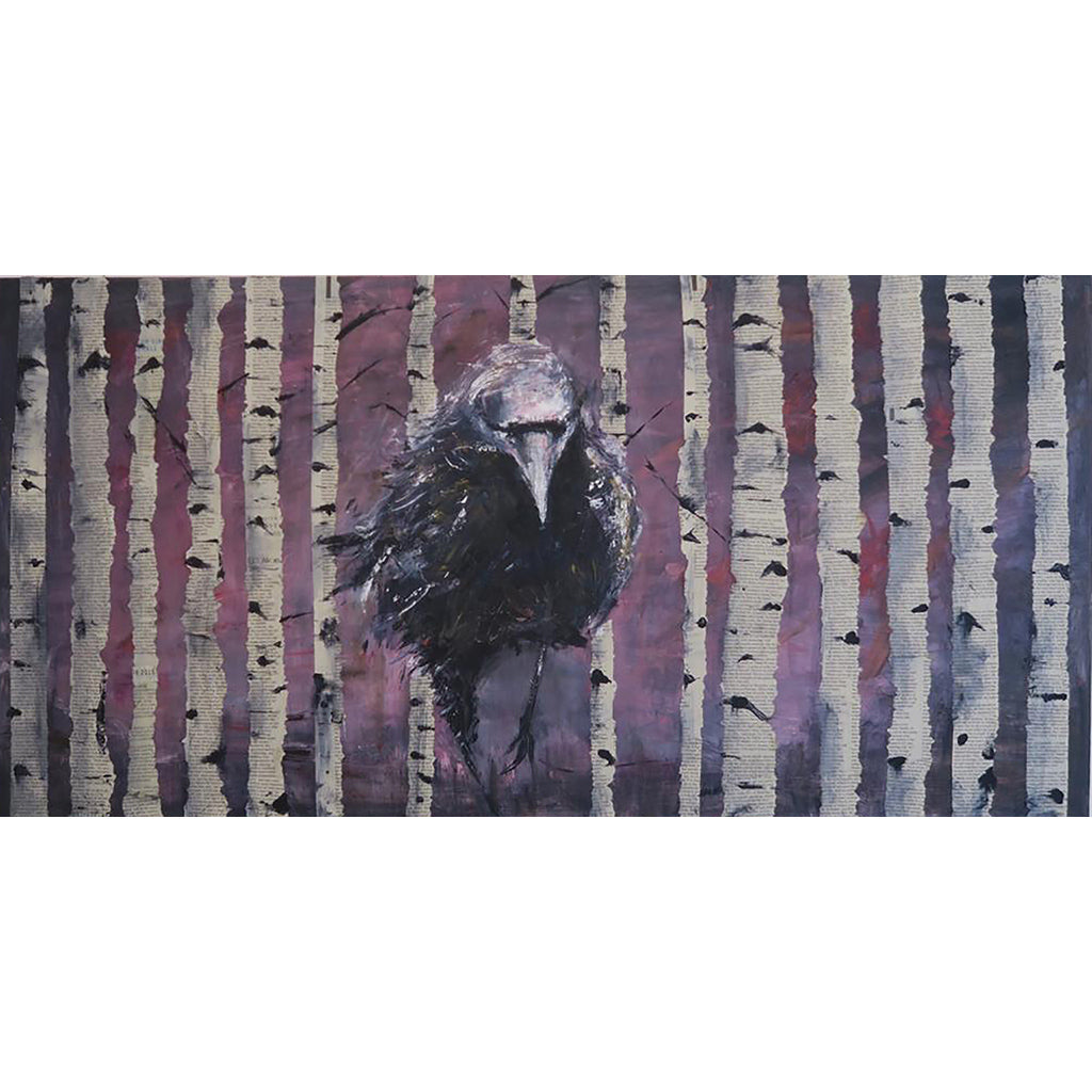 Raven in the Dark Woods by Sarita Keeler