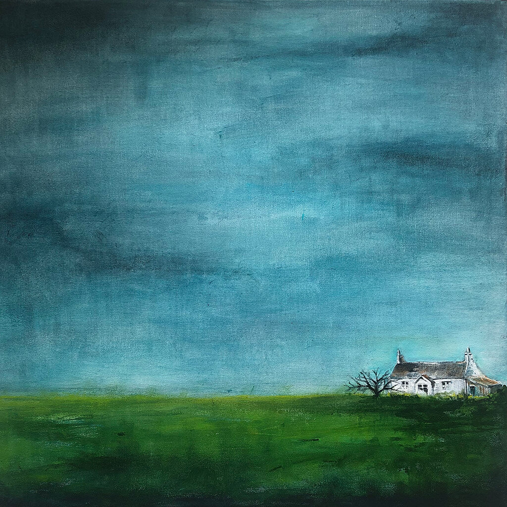 Little House 2 Original Acrylic Painting by Sarita Keeler