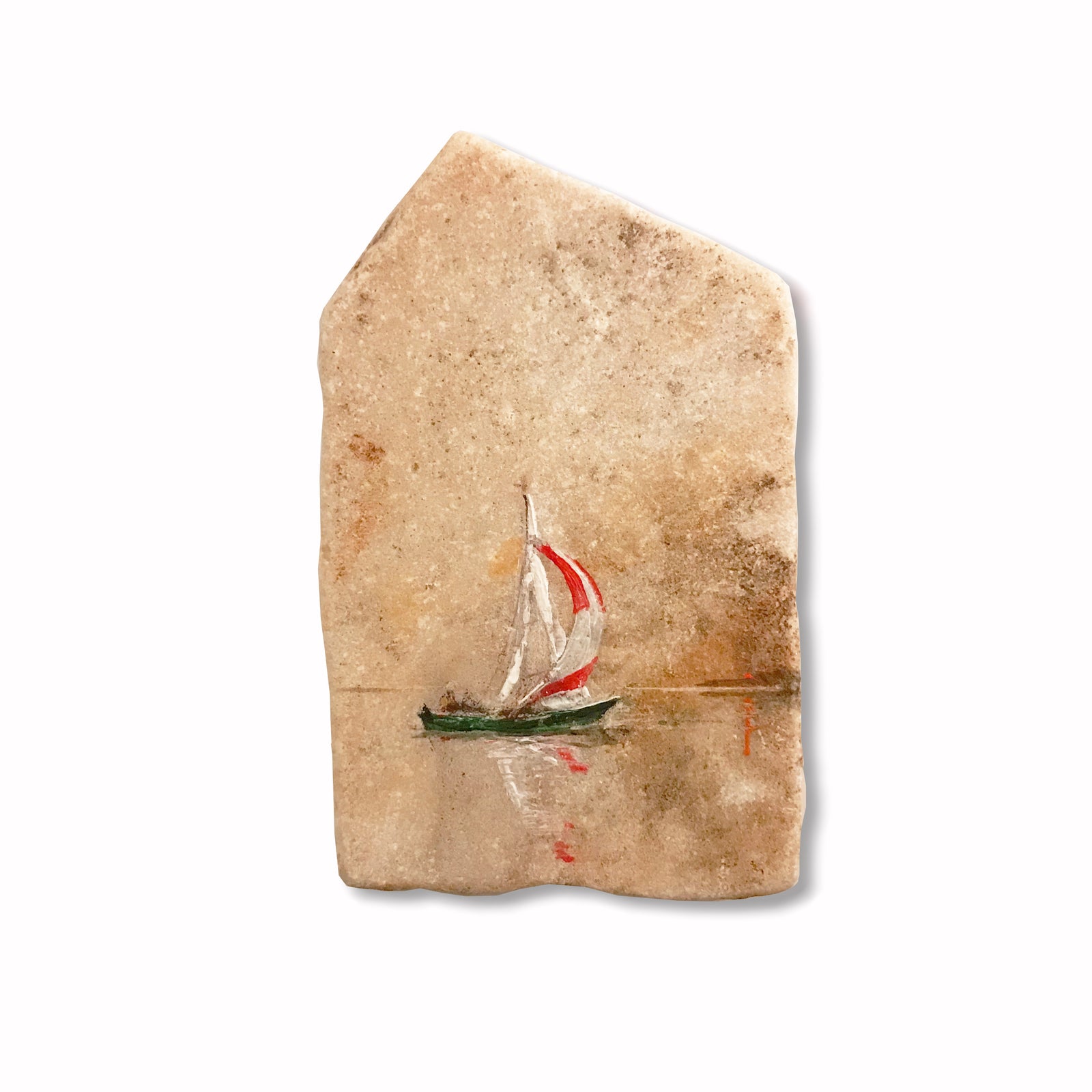 Sailing boat on the Thames by Ed J Bucknall