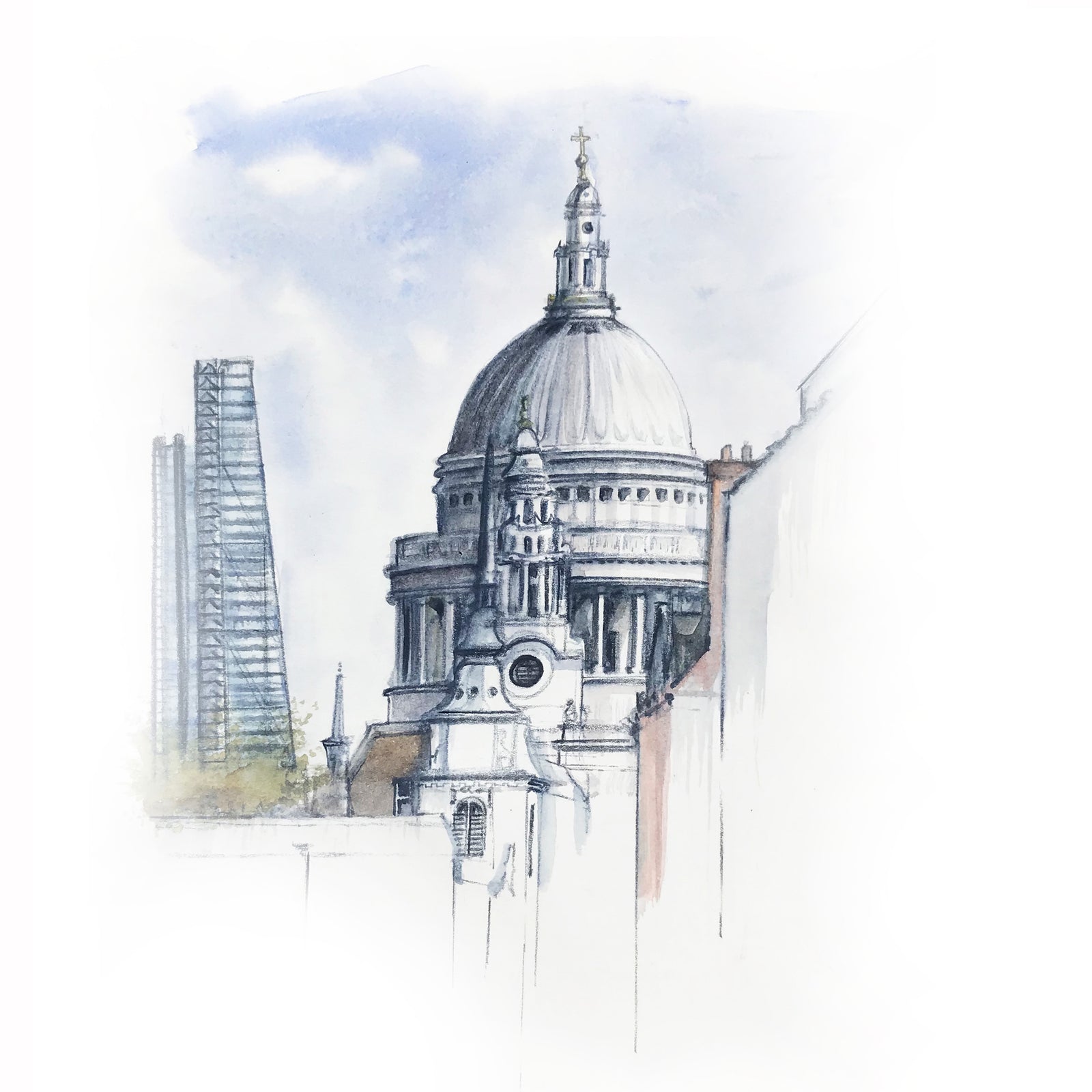 St Paul's Cathedral by Ed J Bucknall — Fine Art Print