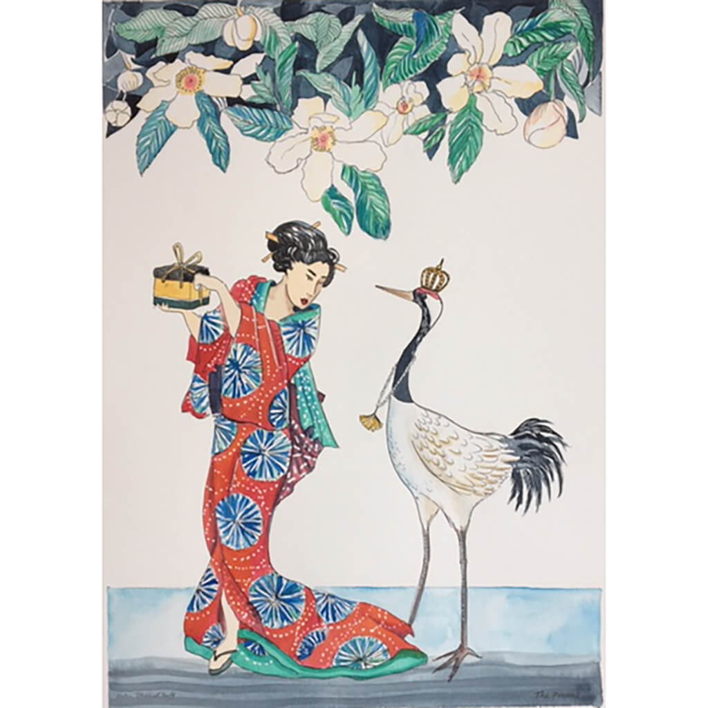 The Present by Helen Trevisiol Duff Watercolour Artwork