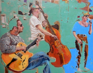 The SO Trio Brighton oil on canvas by Stella Tooth
