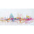 Original cityscape art Unite and Connect oil painting of London skyline by Sara Sherwood