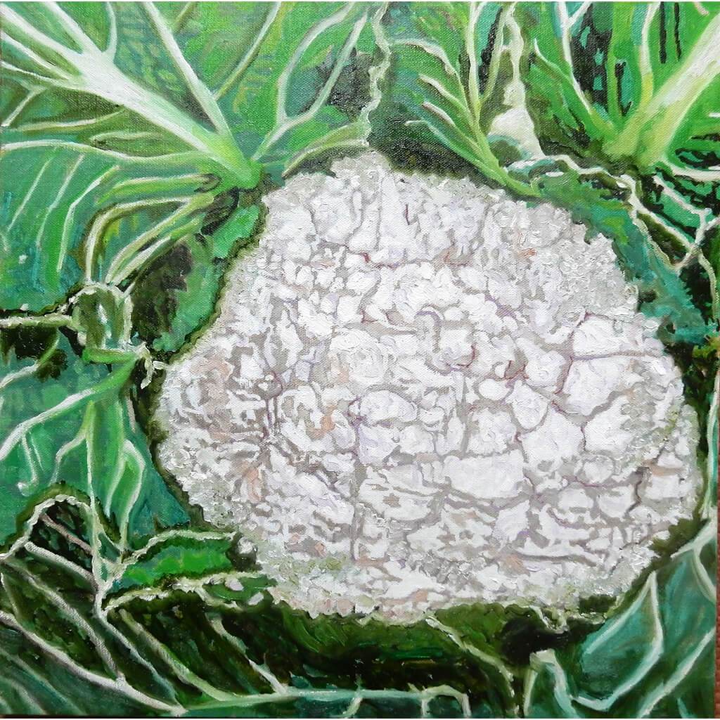 You’re all heart! oil on canvas board artwork by Stella Tooth