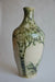 Stoneware ceramic handmade engraved vase with woodland design
